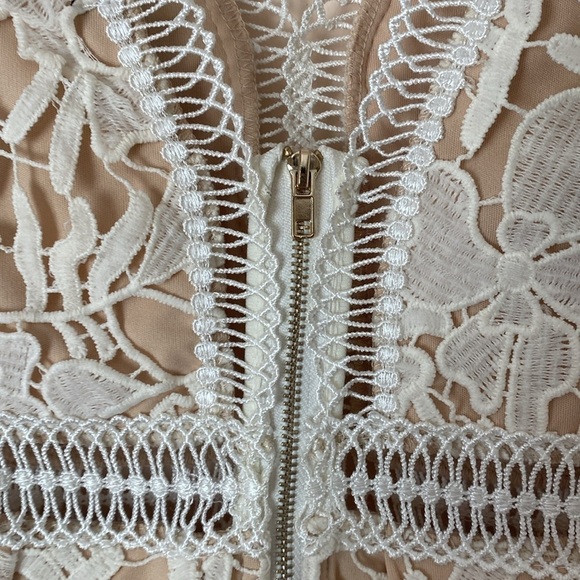 Romeo and Juliet white lace sleeveless dress medium - Picture 6 of 9